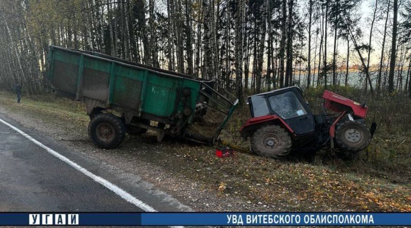 ДТП в Докшицком районе: пострадал водитель